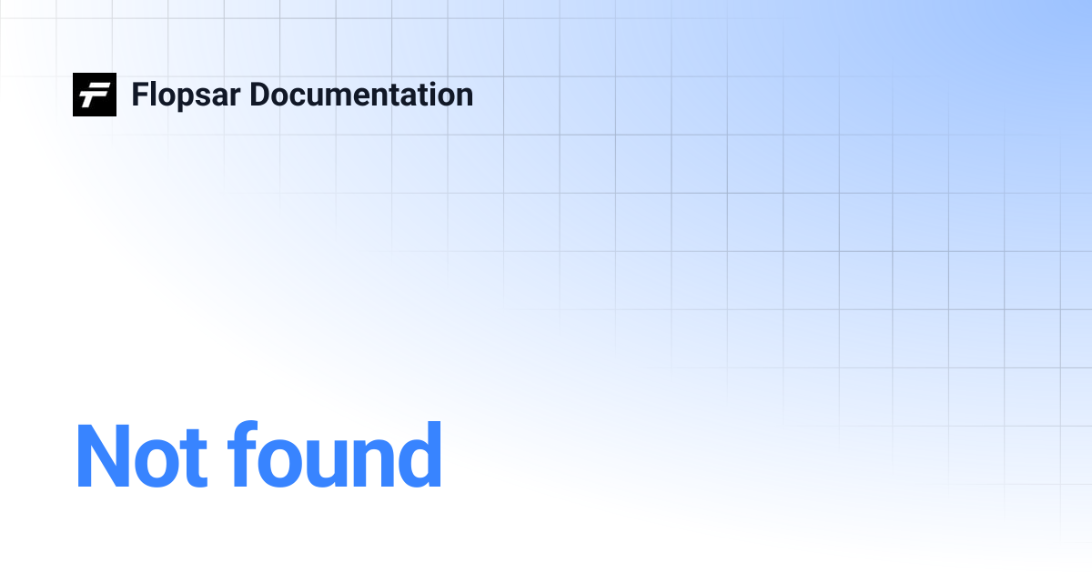 Data Correlation | Flopsar Documentation